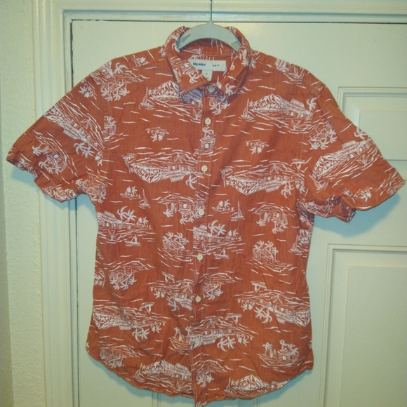 Old Navy Other - Old Navy Slim Fit Short Sleeve Button Up Shirt Men's sz Medium.